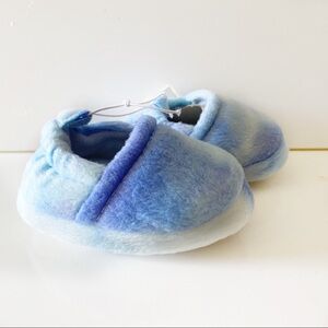 Koala Kids Newborn Soft Infant Baby Boys Blue Slide On Slippers Shoes Sz 2/3
